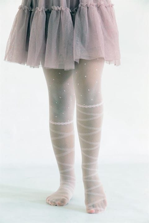 Kaydırmaz Tabanlı Çocuk Külotlu Çorap Kırmızı Daymod 2121035 - Kemik