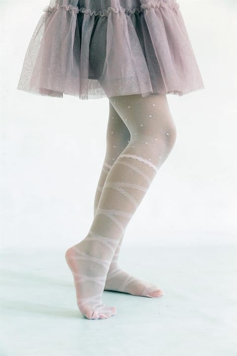 Kaydırmaz Tabanlı Çocuk Külotlu Çorap Kırmızı Daymod 2121035 - Kemik