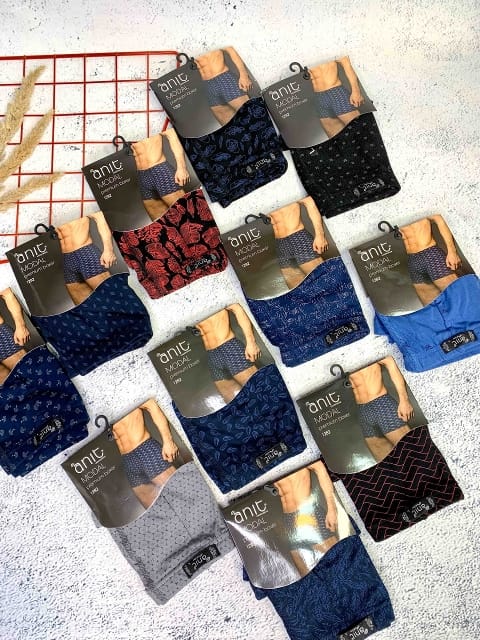 Pamuklu Esnek Bel Lastikli Boxer Anıt 1282 - Baskılı