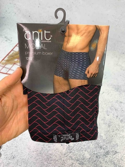 Pamuklu Esnek Bel Lastikli Boxer Anıt 1282 - Baskılı