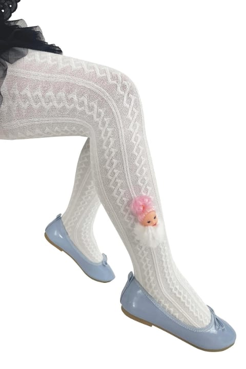 Yüksek Pamuklu Konforlu Kaydırmaz Çocuk Külotlu Çorap Daymod 2142067