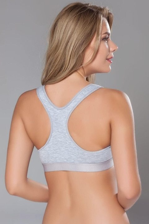 Tam Kap Destekli Sporcu Minimizer Sütyeni Moonlight 2149 - Gri