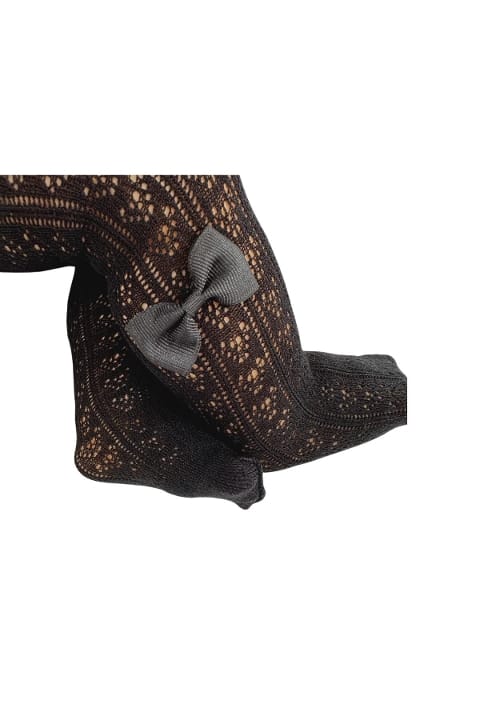 Aksesuarlı Siyah Bebek Külotlu Çorap Daymod 2143003 - Siyah