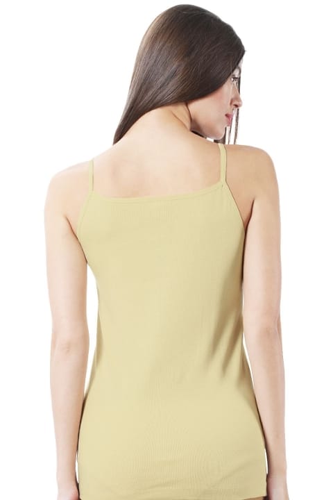 Pamuklu Nefes Alan Esnek İp Askılı Kadın Atlet Özkan 0107 - Ten