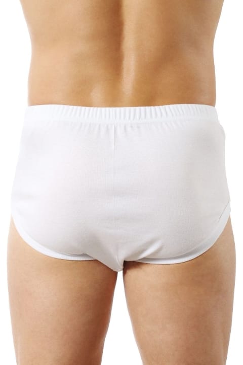 Pamuklu Ribana Torbalı Slip Külot Özkan 0117 - 2