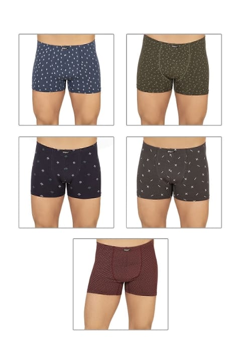 Pamuklu Modal Desenli Esnek Boxer Şort Özkan 11113