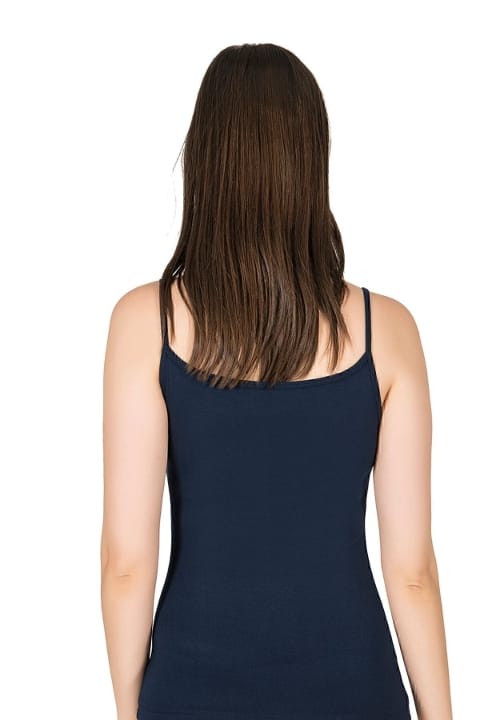 Esnek İp Askılı Viskon Kadın Atlet Özkan 2102 - Lacivert