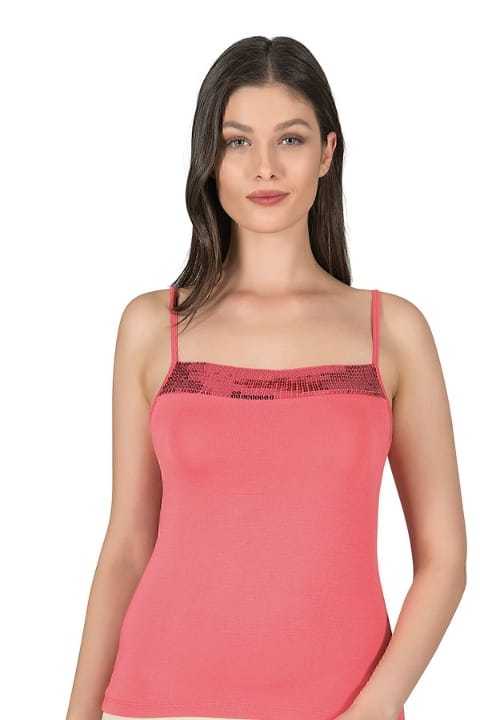 Esnek İp Askılı Viskon Kadın Atlet Özkan 2102 - Somon