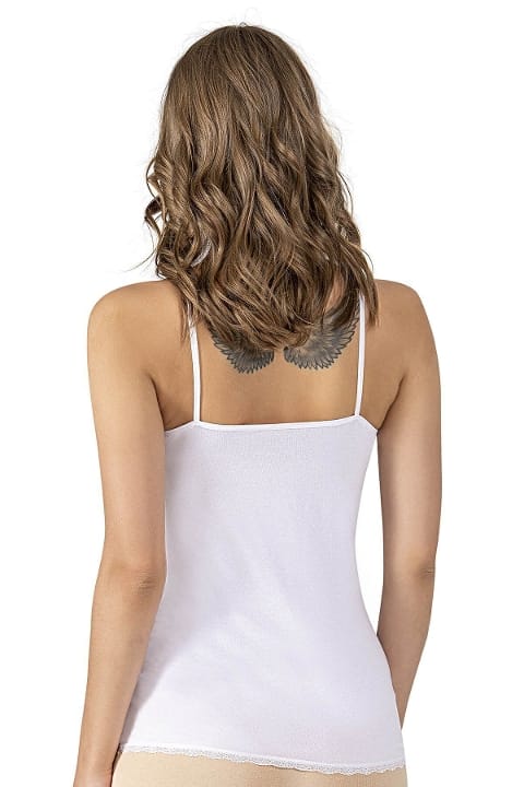 V Yaka İnce Askılı Pamuklu Modal Atlet Özkan 25596 - 2