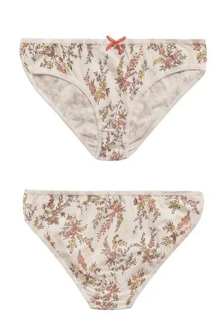 Özkan Pamuklu Esnek Yüksek Bel Slip Bikini Külot Özkan 26481 - Görsel 4