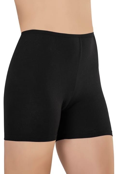 Yüksek Bel Pamuklu Likralı Kısa Tayt Boxer Özkan 26591