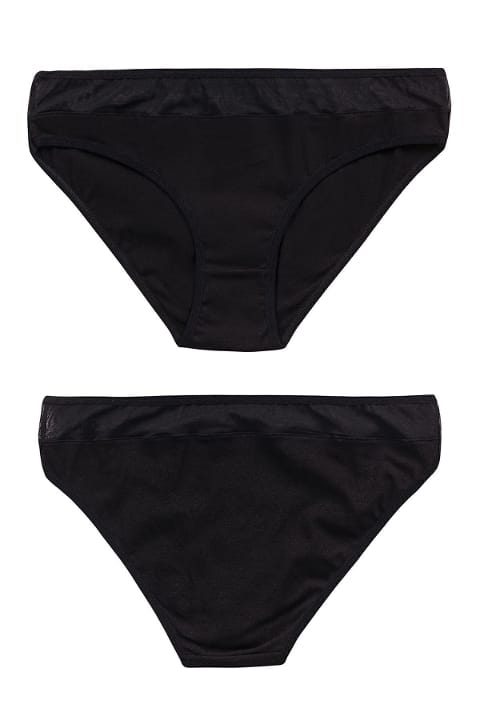 Özkan Yüksek Bel Pamuklu Esnek Slip Bikini Külot Özkan 26797 - Görsel 5