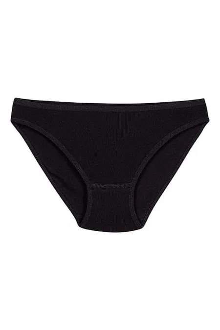 Yüksek Bel Pamuklu Bikini Külot 6'lı Paket Yıldız 2123 - Siyah