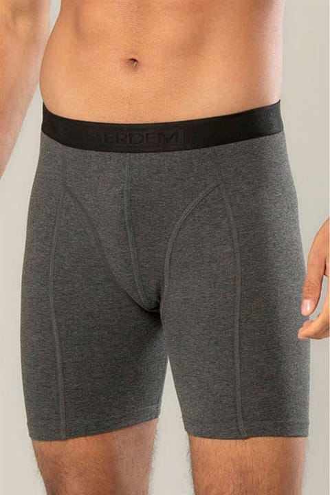 Pamuklu Uzun Boxer Esnek Bel Erdem 1416 - Antrasit