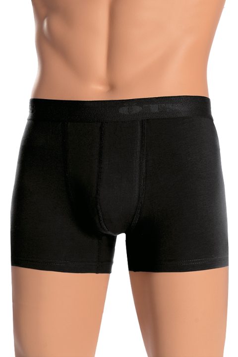 Pamuklu Esnek Bel Boxer Öts 2640 - Siyah