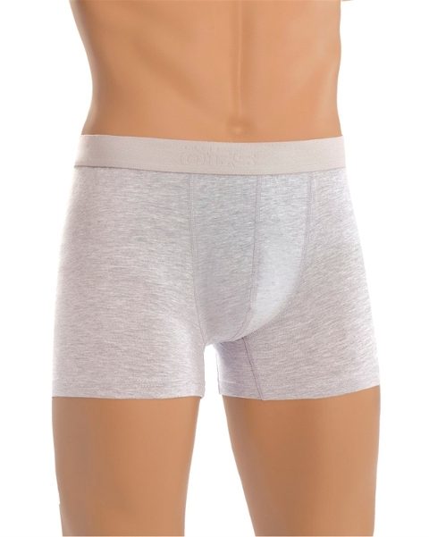 Pamuklu Esnek Bel Boxer Öts 2640 - Gri