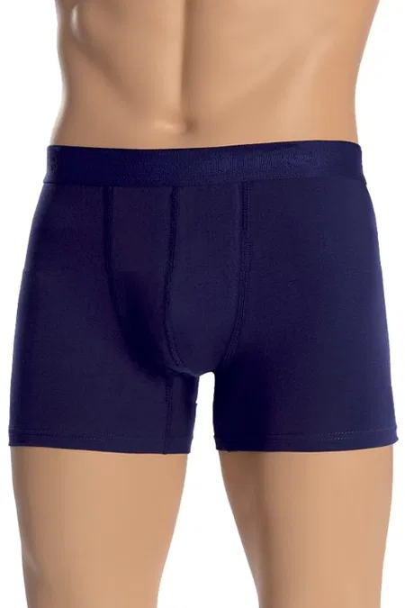 Pamuklu Esnek Bel Boxer Öts 2640 - Lacivert