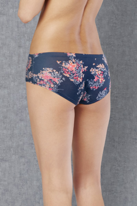 Pembe Çiçek Desenli Yüksek Bel Külot Doreanse 7128 - Renkli Desenli