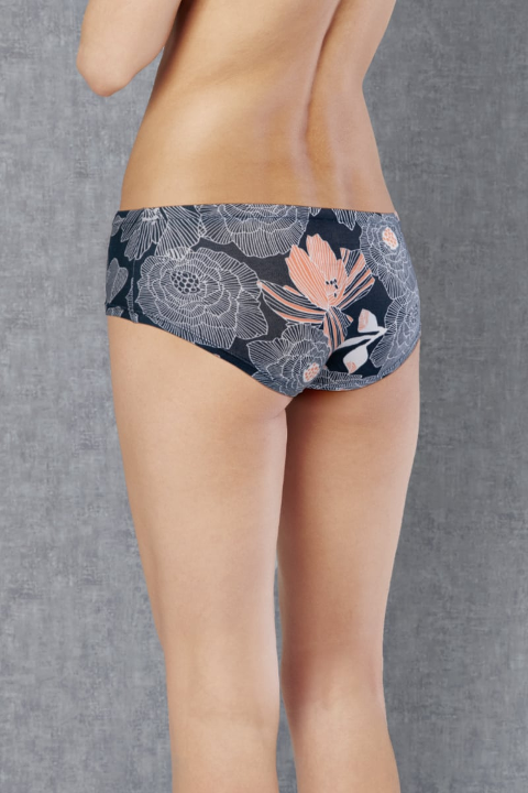 Pembe Çiçek Desenli Yüksek Bel Külot Doreanse 7128 - Renkli Desenli