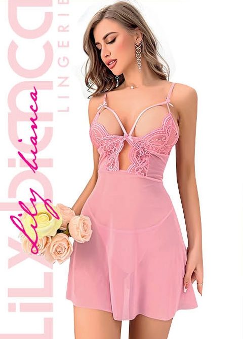 Lily Bianca Şeffaf Dantel Detaylı Fantezi Body Lily Bianca 959 - Görsel 3