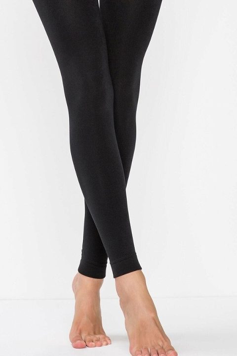 Termal Yüksek Bel Uzun Siyah Kadın Tayt Penti 99 - 2