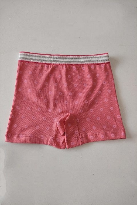 Pamuklu Desenli Kız Çocuk Boxer 3lü Paket Arma Yıldız 7555 - 2