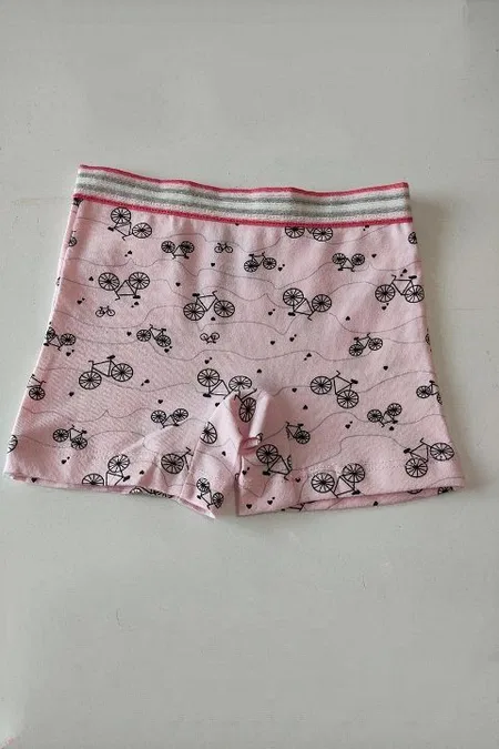 Pamuklu Desenli Kız Çocuk Boxer 3lü Paket Arma Yıldız 7555 - Asorti