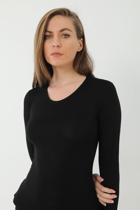 Pamuklu Ribana Uzun Kollu Body Arma Yıldız 3343 - 2