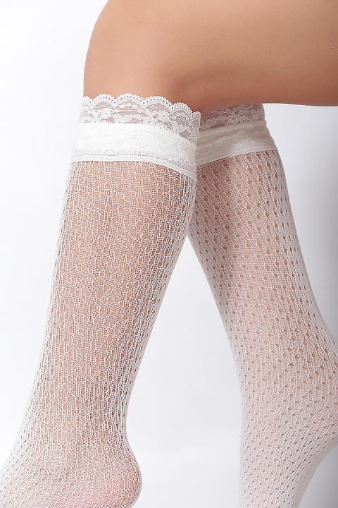 Kaydırmaz Tabanlı Pamuklu Çocuk Dizaltı Çorap Daymod 2243001 - 2