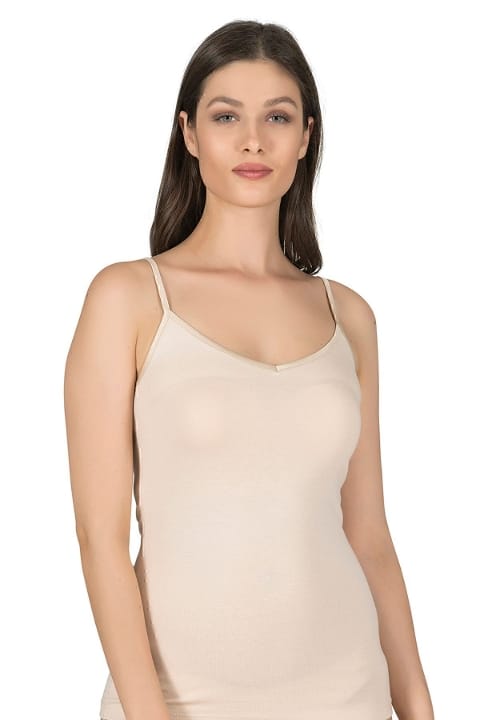 Pamuklu Modal İnce Askılı Kadın Atlet Özkan 20586 - Ten