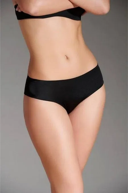 Yüksek Bel Destekli Microfiber Slip Külot Eros 1000 - Siyah