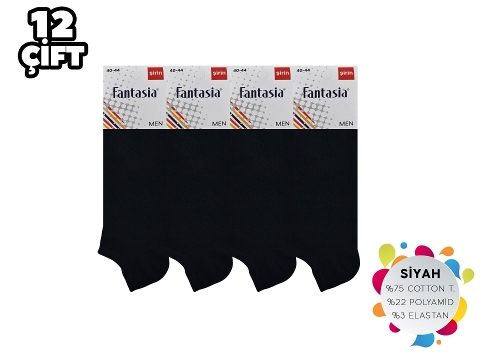 Dikişsiz Pamuklu Erkek Patik Çorap Şirin 0675 - 2