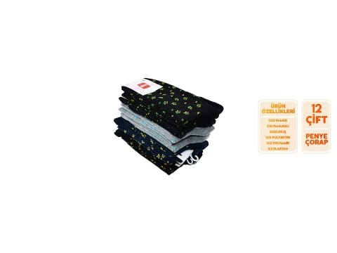 Dikişsiz Yüksek Bel Mor Külotlu Çorap Şirin 4000 - Asorti