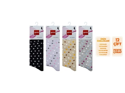 Dikişsiz Esnek Bel Yapılı Mor Külotlu Çorap Şirin 4000 - 2