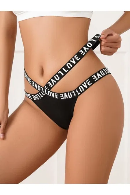 Yüksek Bel Dantel Body Siyah Lily Bianca 1020 - Siyah