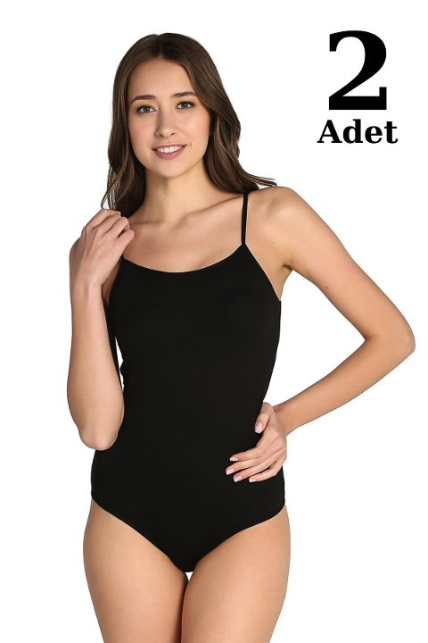 Siyah Likra Çıtçıtlı Body Arma Yıldız 3336