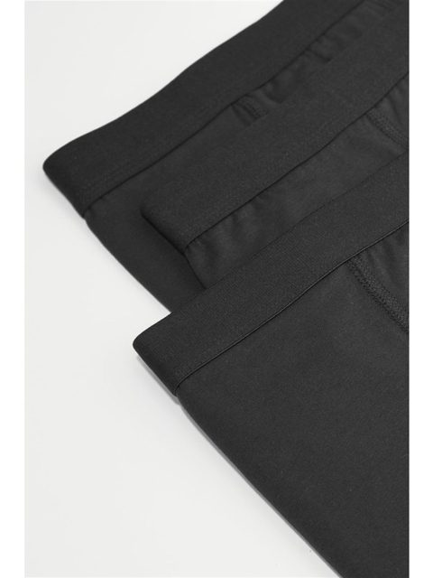 Pamuklu Likralı Esnek Bel Boxer Arma Yıldız 1144 - Siyah