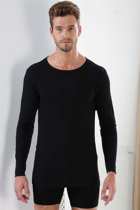 Ribana Uzun Kollu Bisiklet Yaka Badi Arma Yıldız 1128 - 2