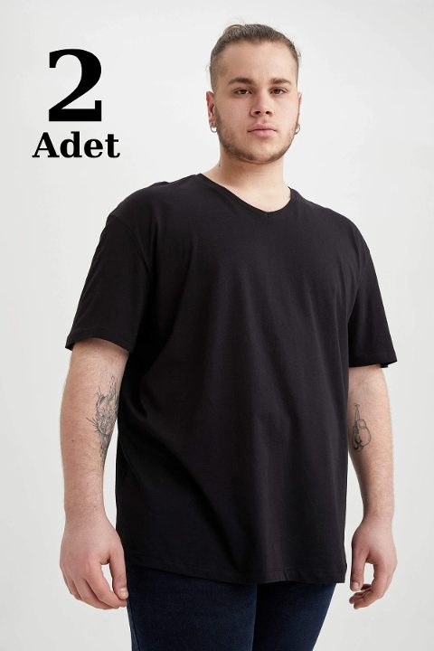 Pamuk Penye Süprem V Yaka Büyük Beden Atlet Arma Yıldız 1160