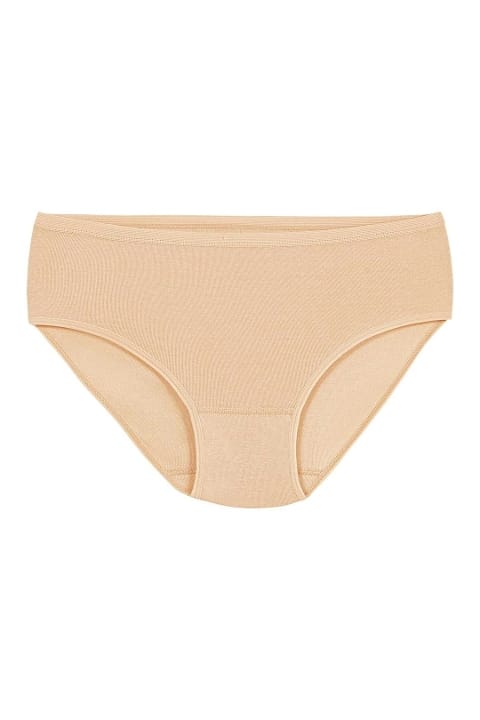 Pamuklu Yüksek Bel Bato Külot 6'lı Paket Yıldız 3777 - Ten