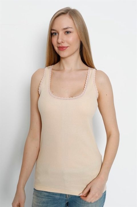 Pamuk Ribana Dantelli Atlet Ten Arma Yıldız 3363