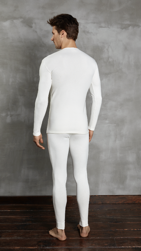 Fırçalı İç Yüzey Termal Uzun Kollu T-shirt Doreanse 2965 - Siyah