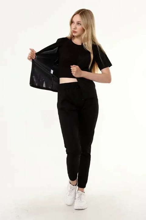 Hafif Termal Sauna Eşofman Takım Pera Fitol 9005 - 2