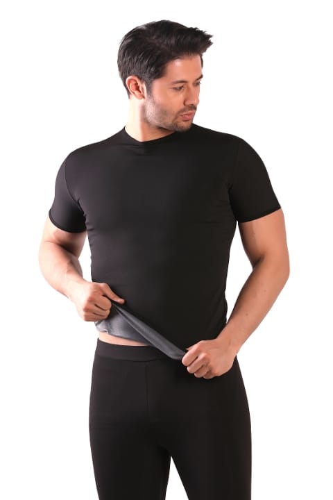 Ribana Kesim Termal Sauna Kısa Kol Erkek Atlet Pera Fitol 9053 - 2