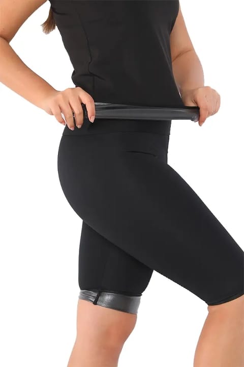 Pera Fitol Hafif Nem Yönetimi Dört Yönlü Esnek Termal Sauna Şort Atlet Takım Pera Fitol 9006 - Görsel 5