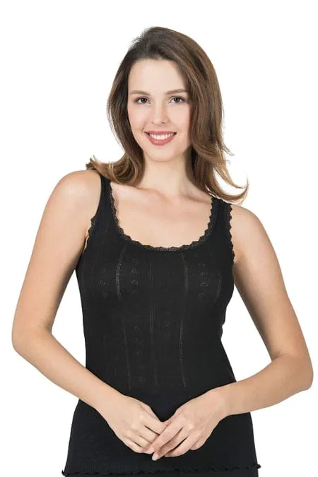 Esnek Yüksek Pamuklu Kalın Askılı Kadın Atlet Özkan 23493