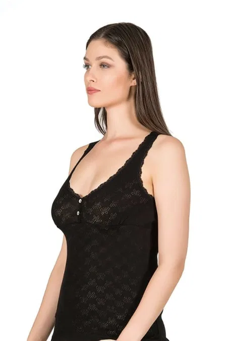 Kalın Askılı Ribana Pamuklu Kadın Atlet Özkan 24202 - 2