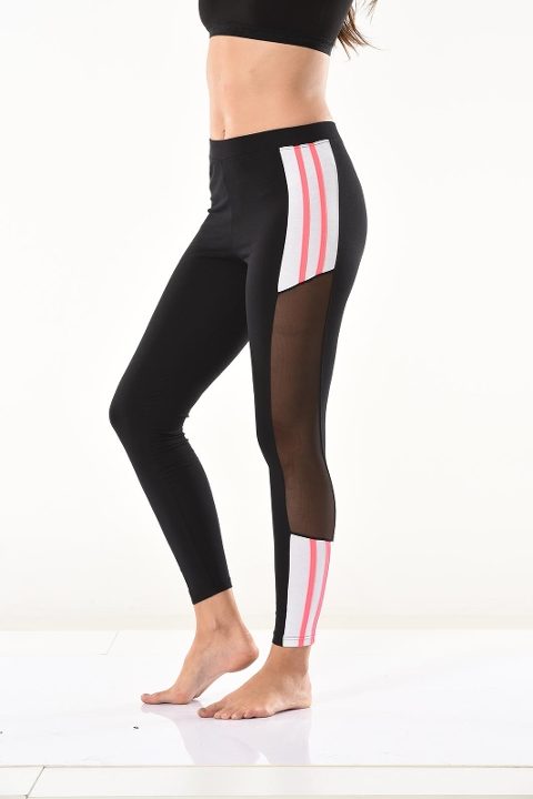 Yüksek Bel Elastan Kadın Tayt Derya 0584 - Siyah