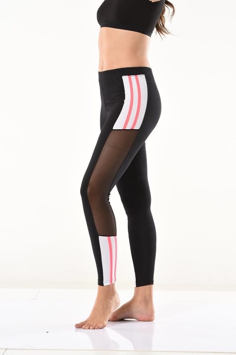 Yüksek Bel Elastan Kadın Tayt Derya 0584 - Siyah