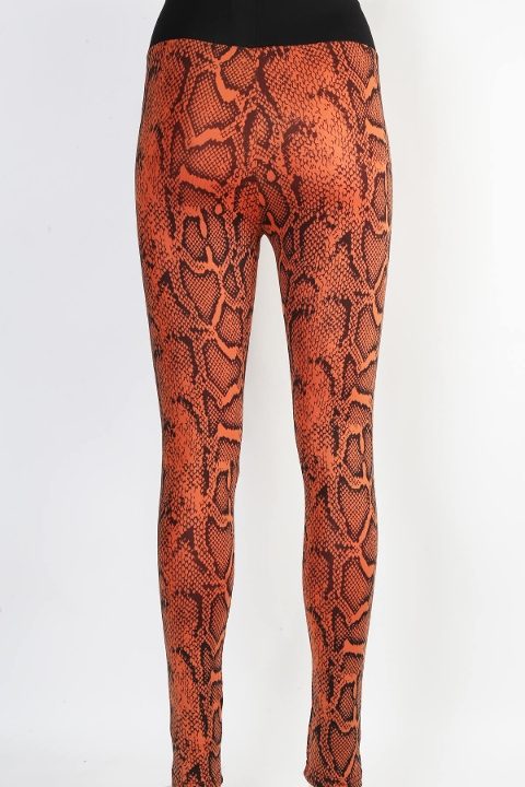 Yüksek Bel Desenli Tayt Derya Kurşun 03 - 2